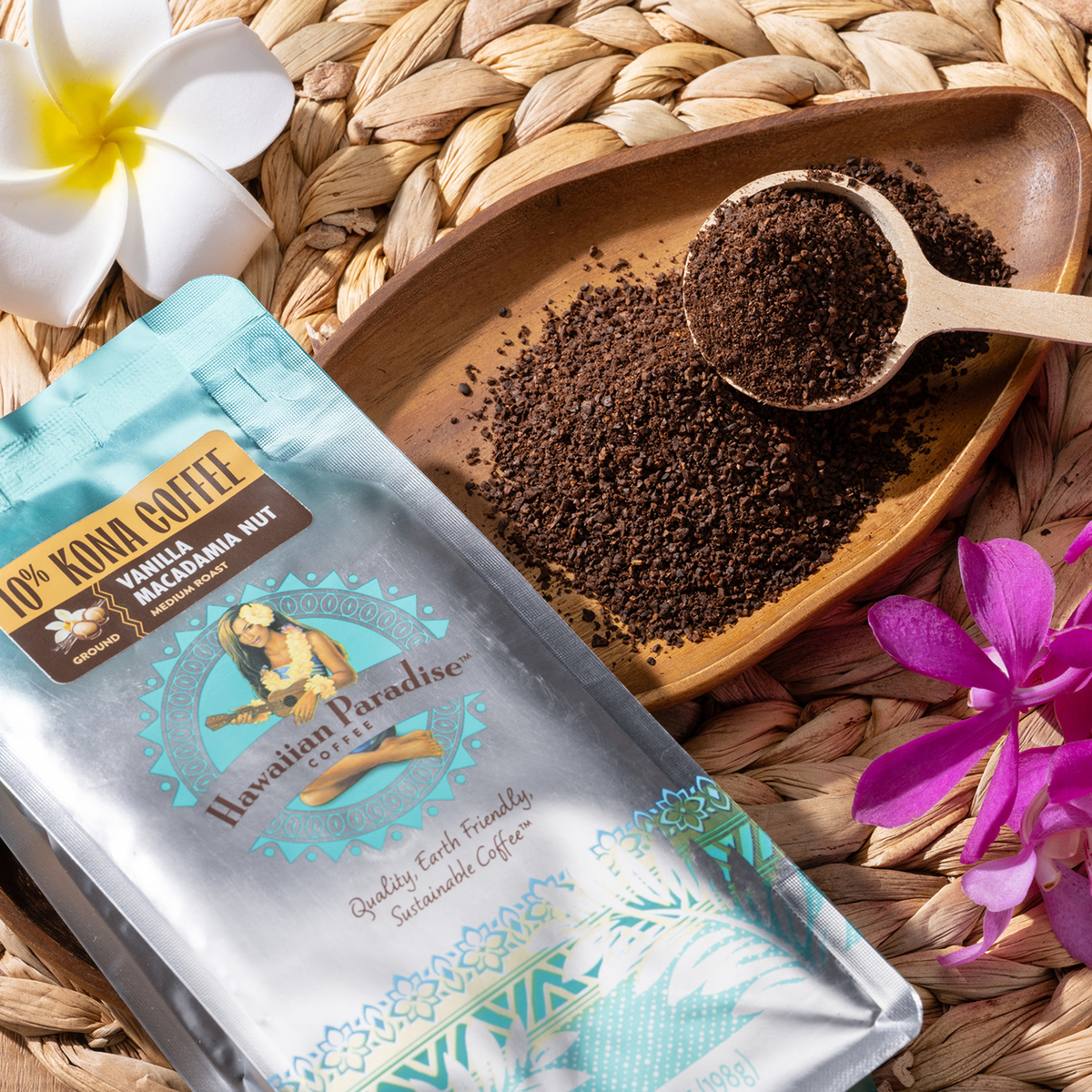 ハワイアンパラダイスコーヒー[バニラマカダミア]2袋 ハワイアン