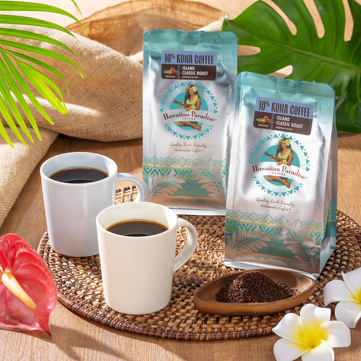 ハワイアンパラダイスコーヒー[10%KONAクラシックロースト]2袋