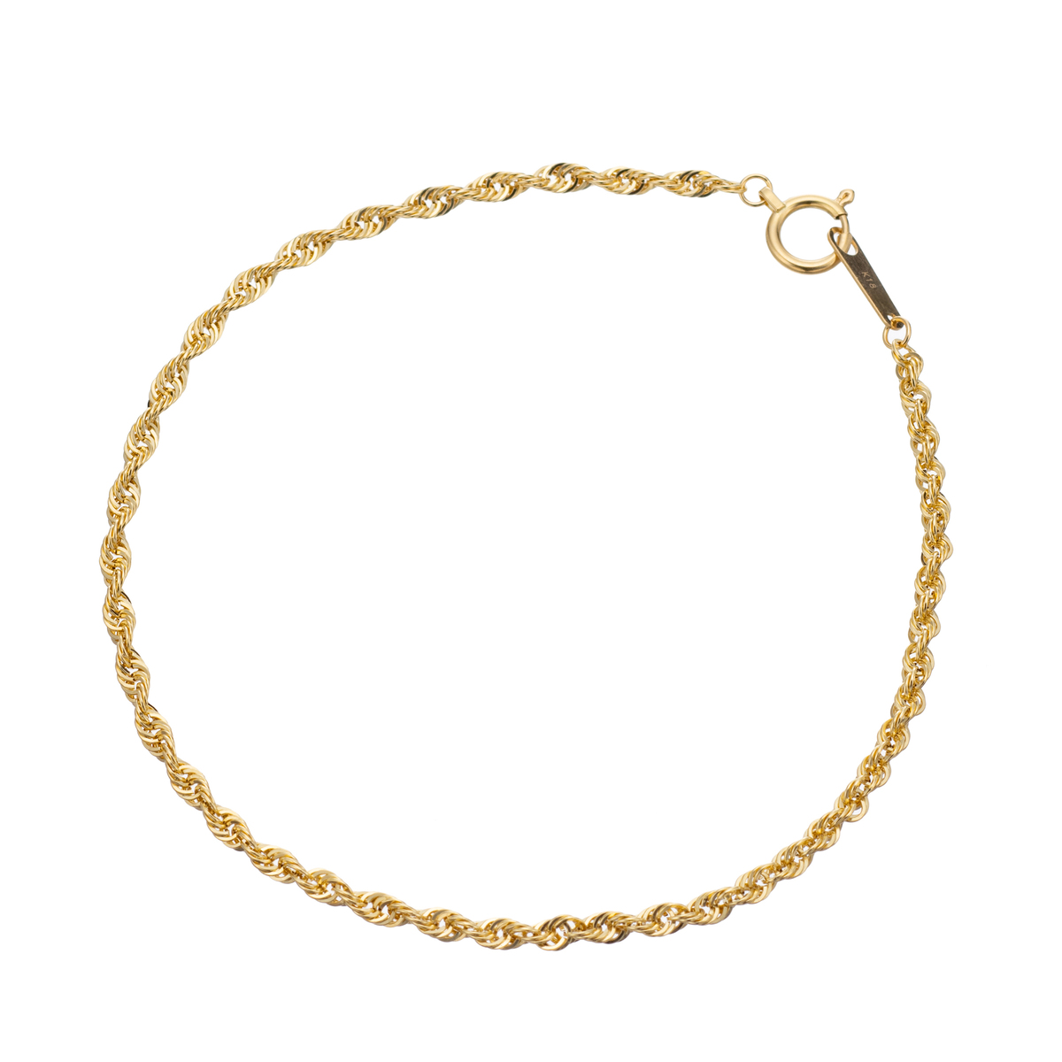 イエローダイアモンド ブレスレット18kマグネット♢約17ct 17cm♢高品質 マエストロ 18KYG ホローシャイニーロープチェーンブレスレット