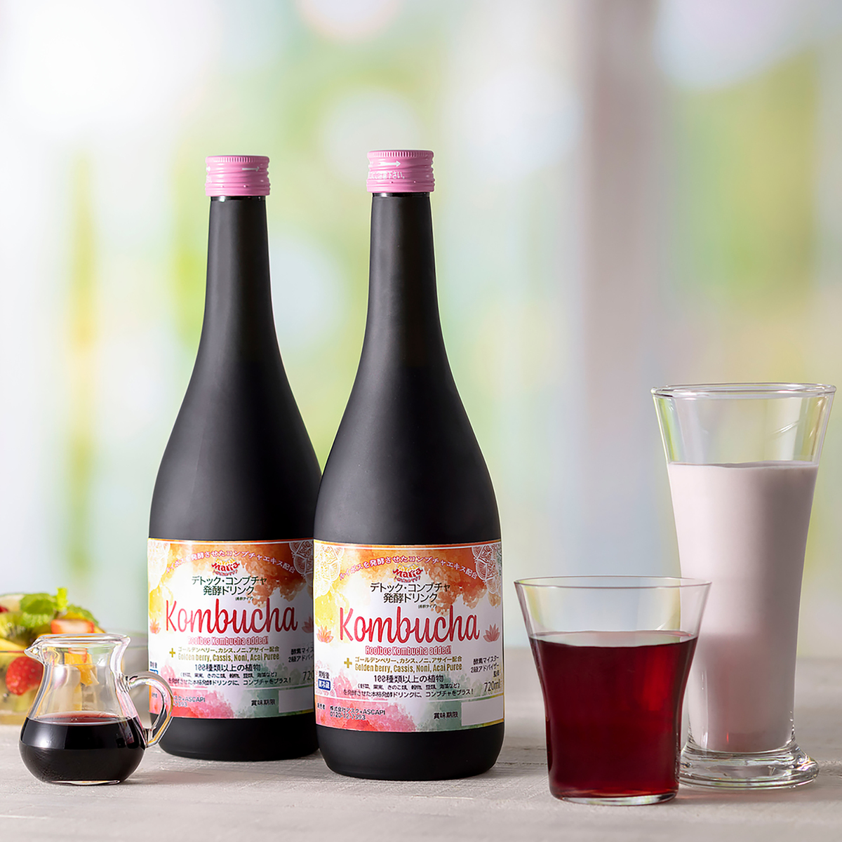 トロピカルマリア ビューティーコンブチャ 本格発酵ドリンク 720ml × 4本 デトック・コンブチャ発酵ドリンク | トロピカルマリア ベジーマリア