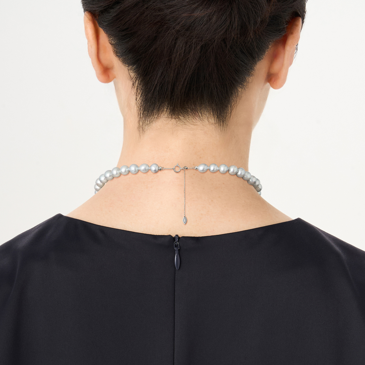 PT850 宇和島産ナチュラルブルーカラーアコヤ真珠 ネックレス - QVC.jp