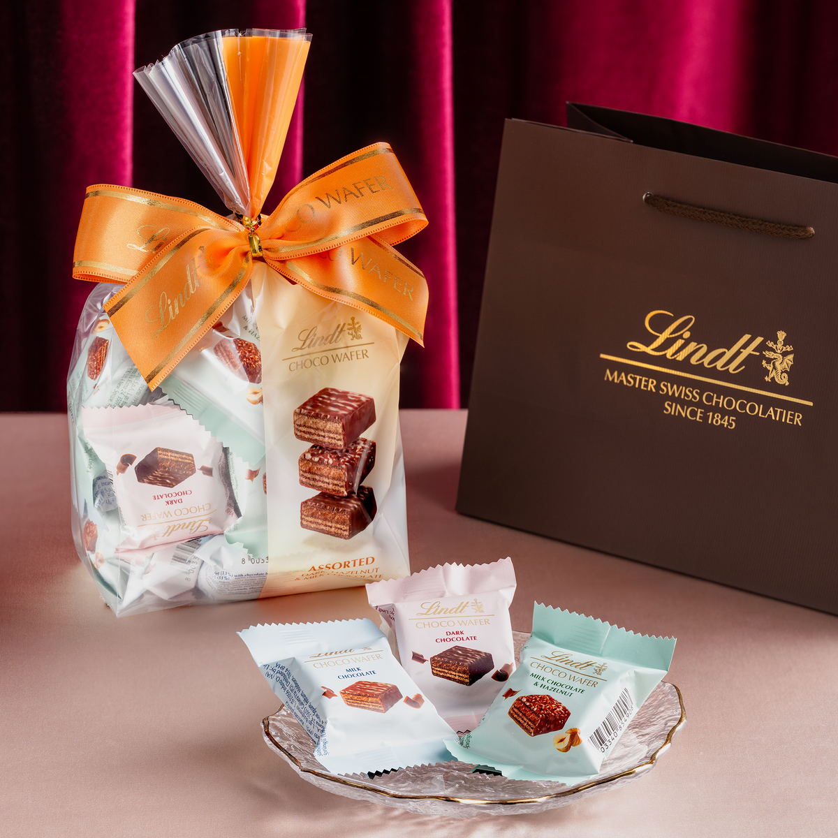 リンツ チョコウェイファーファミリーパック 20個入 リンツ（Lindt