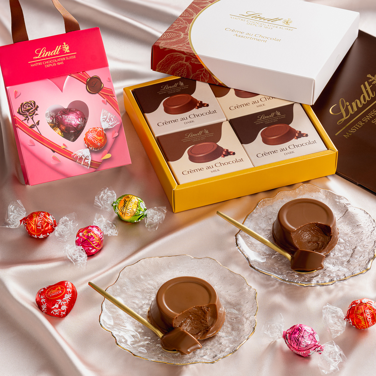 リンツ クレームオショコラ& リンドールバッグセット リンツ（Lindt