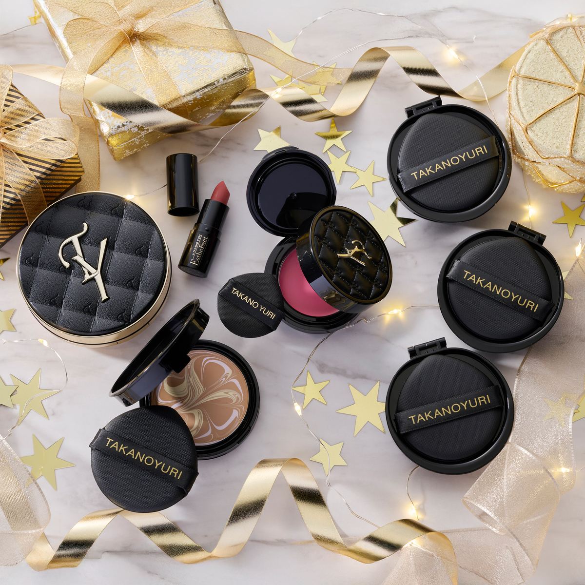 たかの友梨EFジュエリーパクトU_Nケースレフィル4個分セット たかの