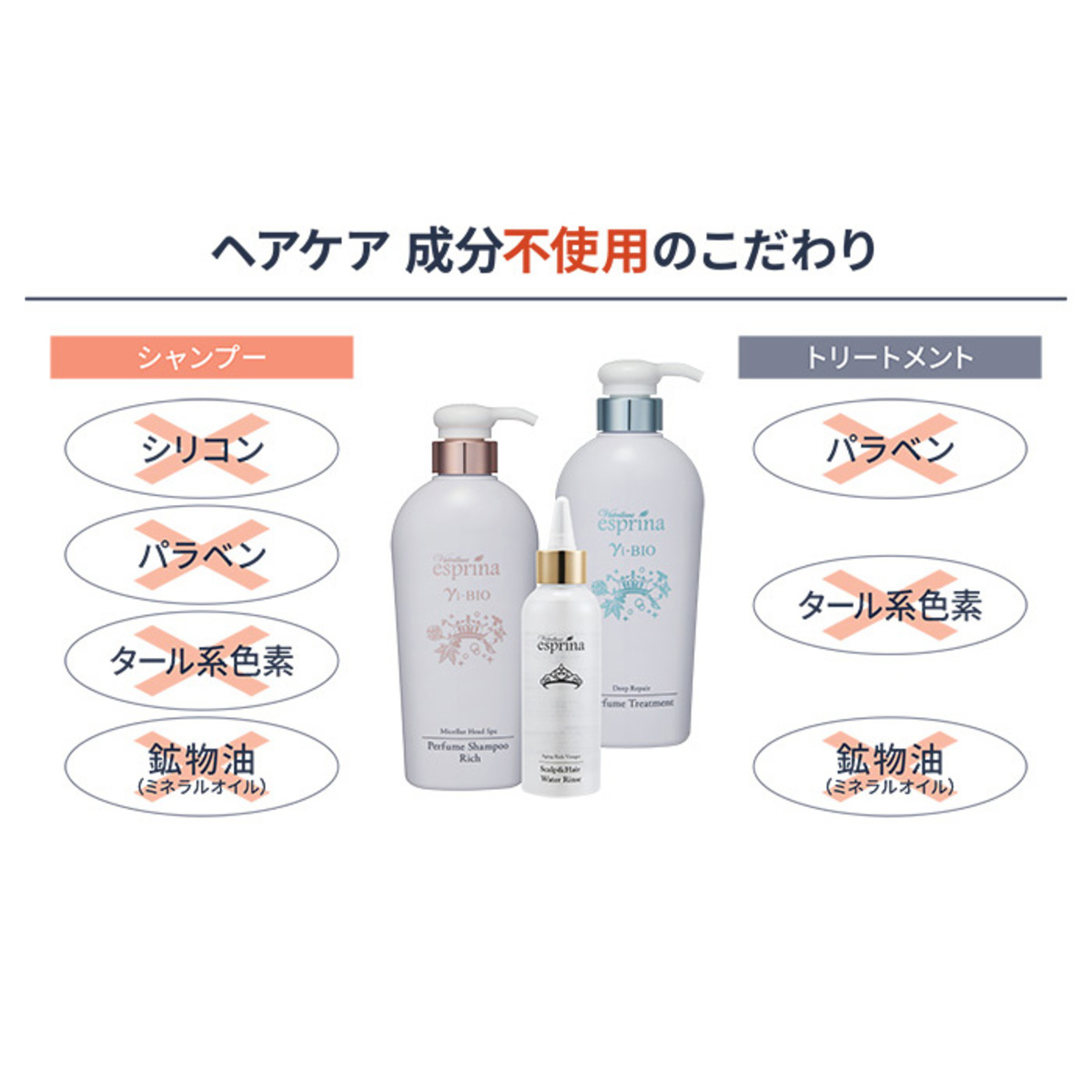 エスプリーナvi-BIOシャンプー&トリートメント+レフィルQVC25th ヴィ