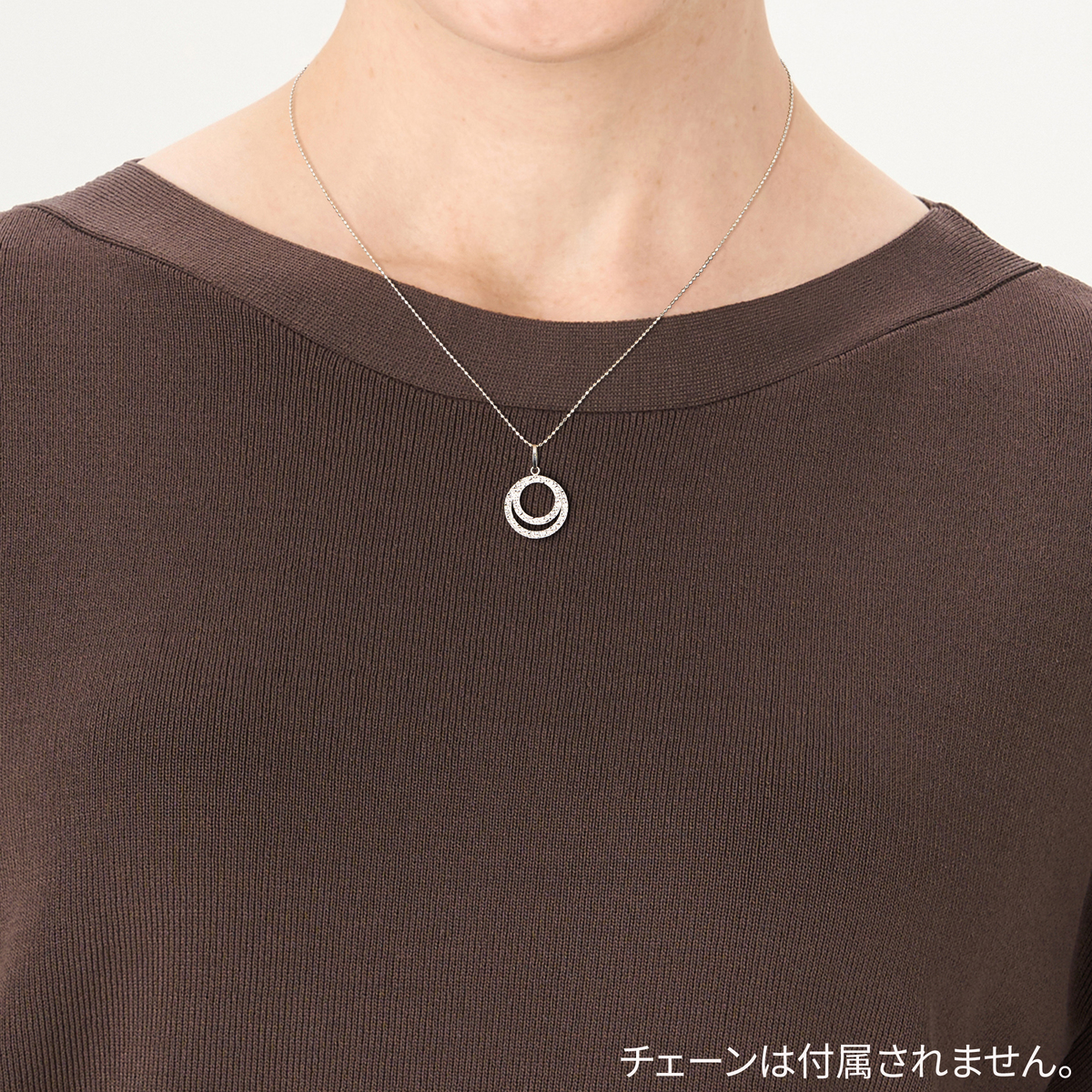 純プラチナ◉しだれ桜リバーシブルペンダントヘッド◉QVC