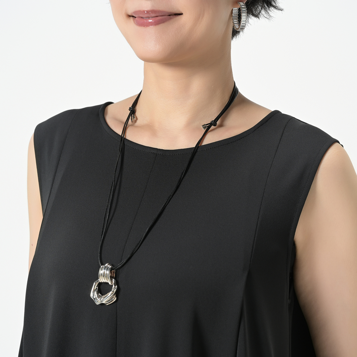 ANNE COQUINE 強撚スムースジャージーオールインワン アンコキーヌ