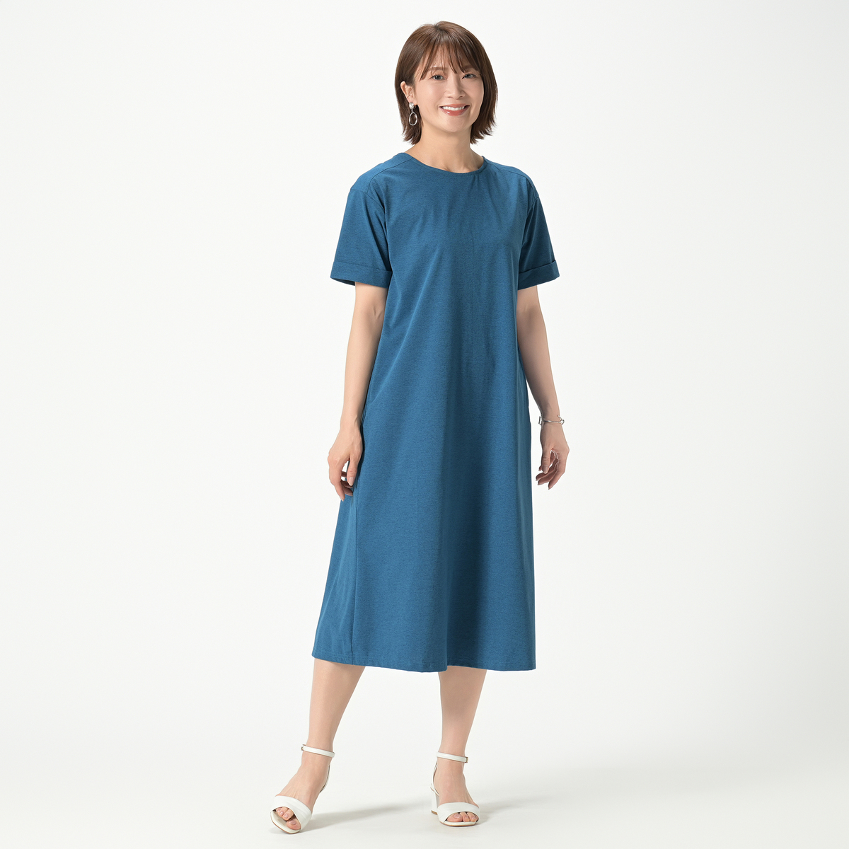 Provador 冷感DRYスラブジャージーサックワンピース 麻布プロバドール