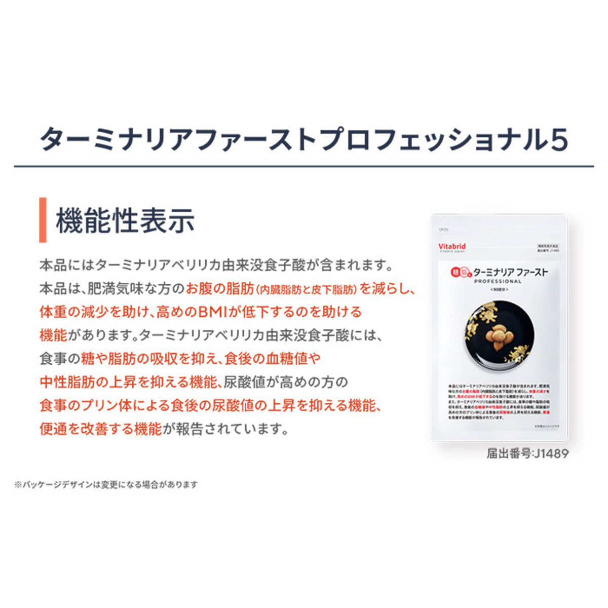 ターミナリアファーストプロフェッショナル5[360粒]+サプリケース