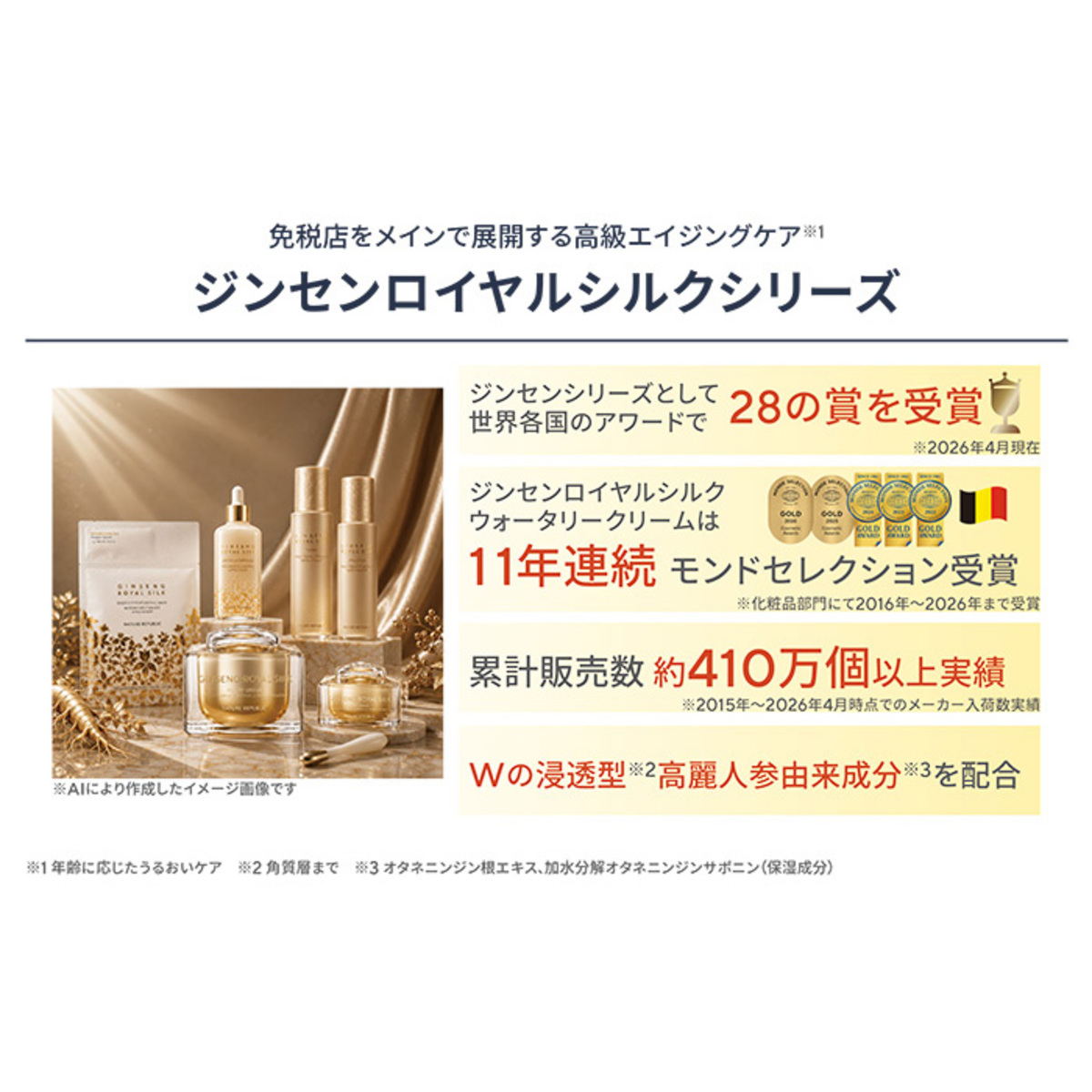 ネイチャーリパブリック GSロイヤルシルクウォータリークリーム 60g