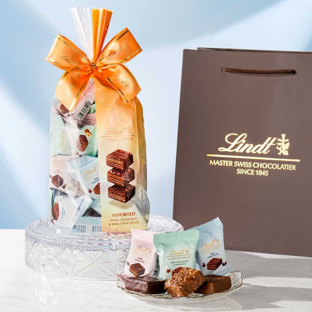 リンツ チョコウェイファーファミリーパック 35個入 リンツ（Lindt