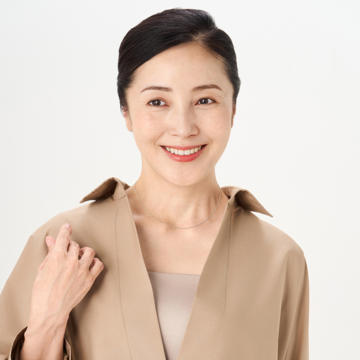 マエストロ 純プラチナ スクエアカットキヘイチェーンネックレス