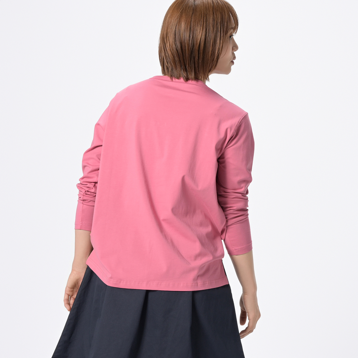 PERSONS ラインストーンロゴ長袖トップス パーソンズ（PERSONS） - QVC.jp