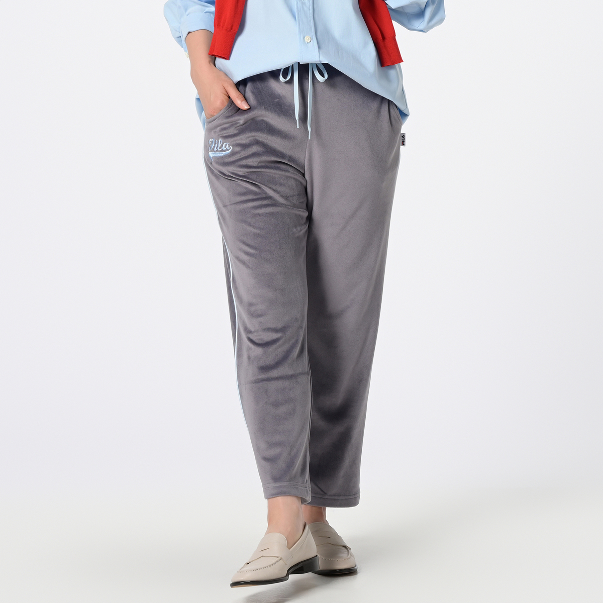 FILA 動きらくらくストレッチベロアルームパンツ FILA（フィラ） - QVC.jp