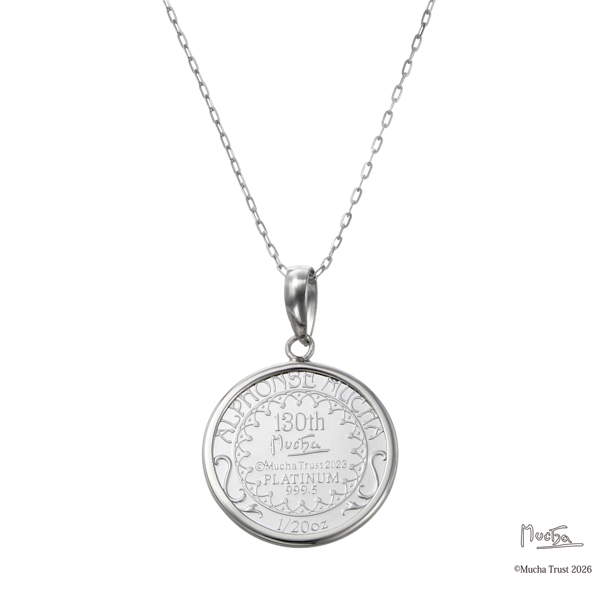 ミュシャ「黄道十二宮」メダルペンダント 1/20oz - QVC.jp