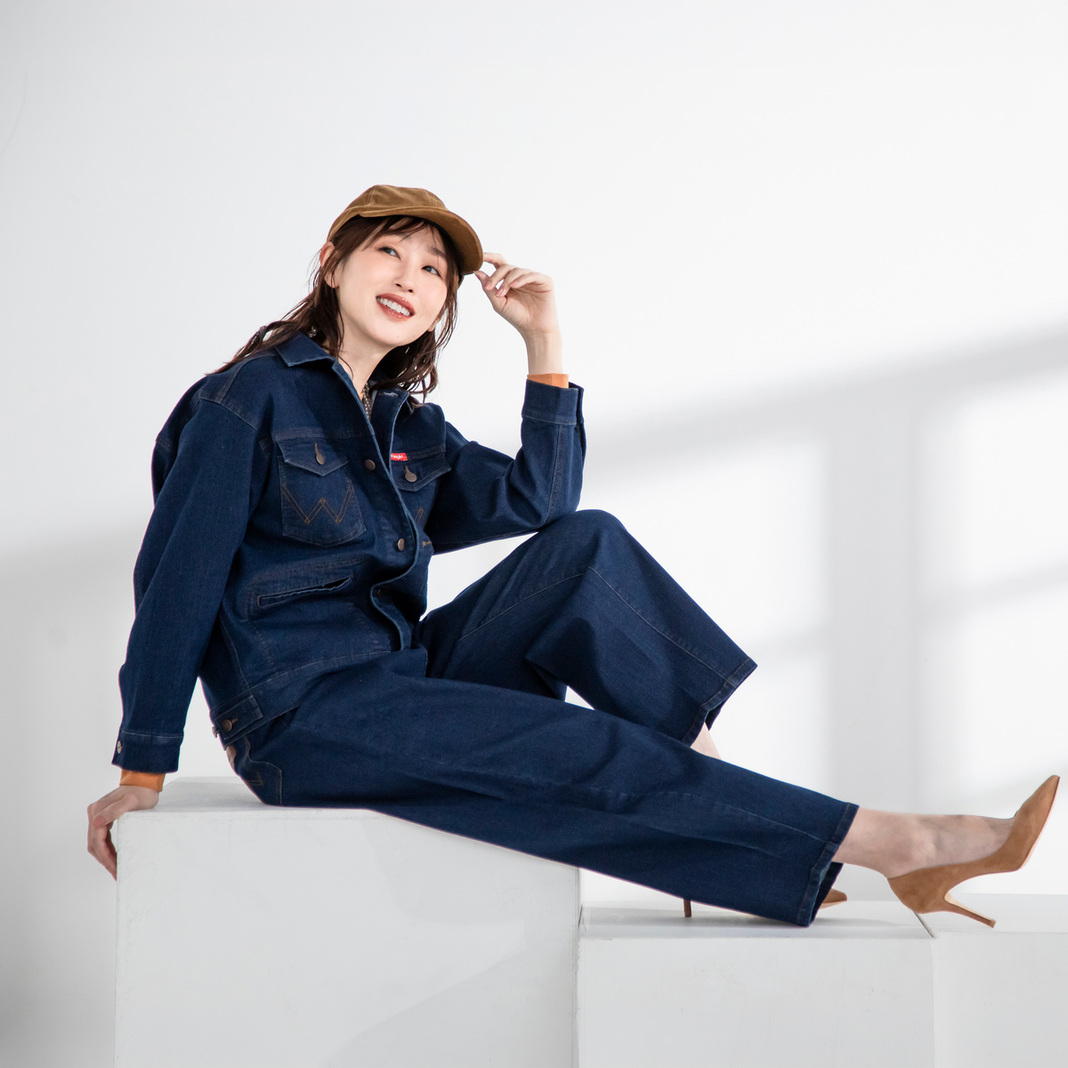 Wrangler リラックススタイルストレッチデニムジャケット ラングラー