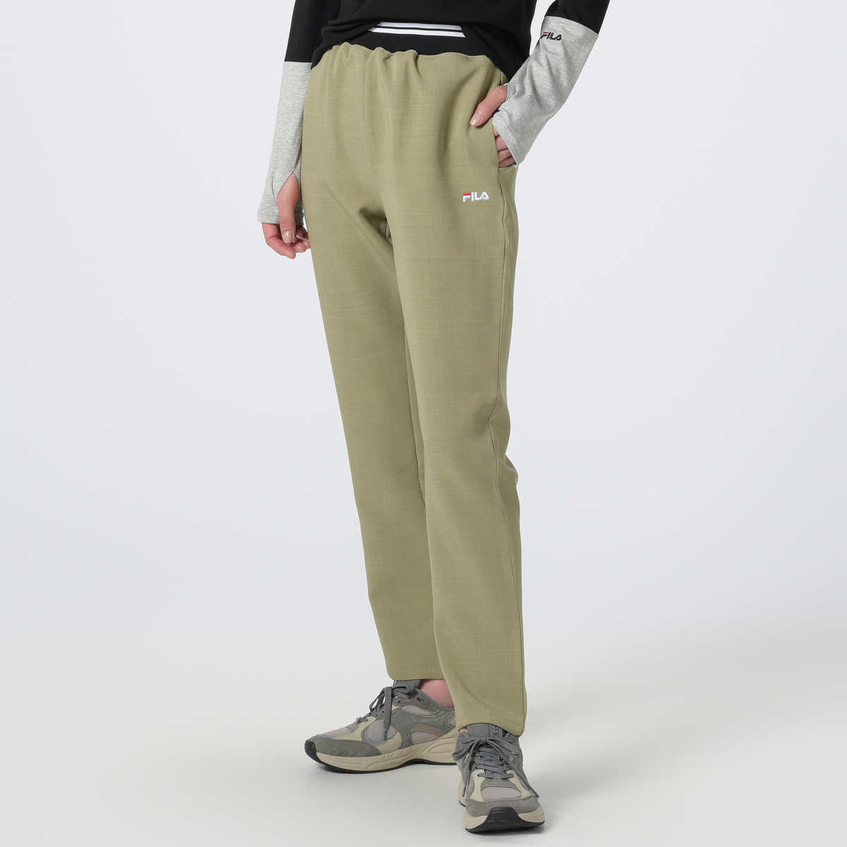 FILA UV ハイストレッチ美脚ストレートパンツ FILA（フィラ） - QVC.jp