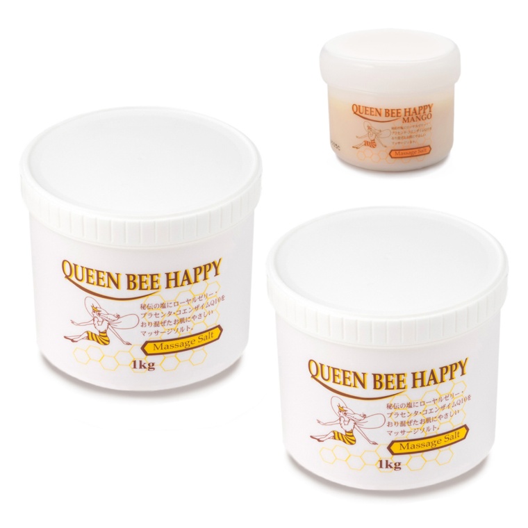 クインビーハッピーマッサージソルト 2kg マンゴー100gセット クインビーハッピー Queen Bee Happy No Qvc Jp