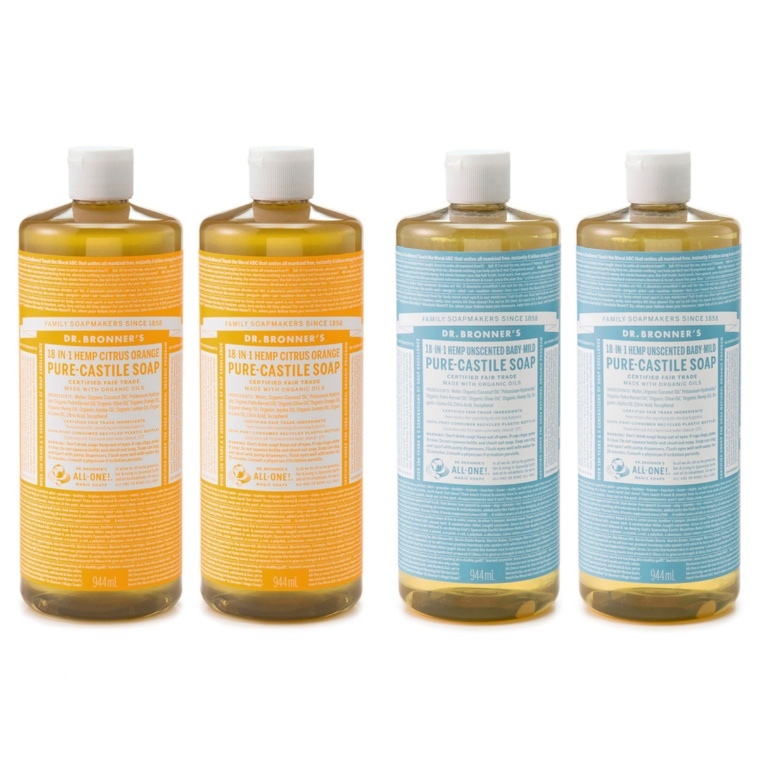 マジックソープ 944ml 香りが選べる2セット 計4本 Dr Bronner ドクターブロナー マジックソープ No 6185 通販 Qvcジャパン