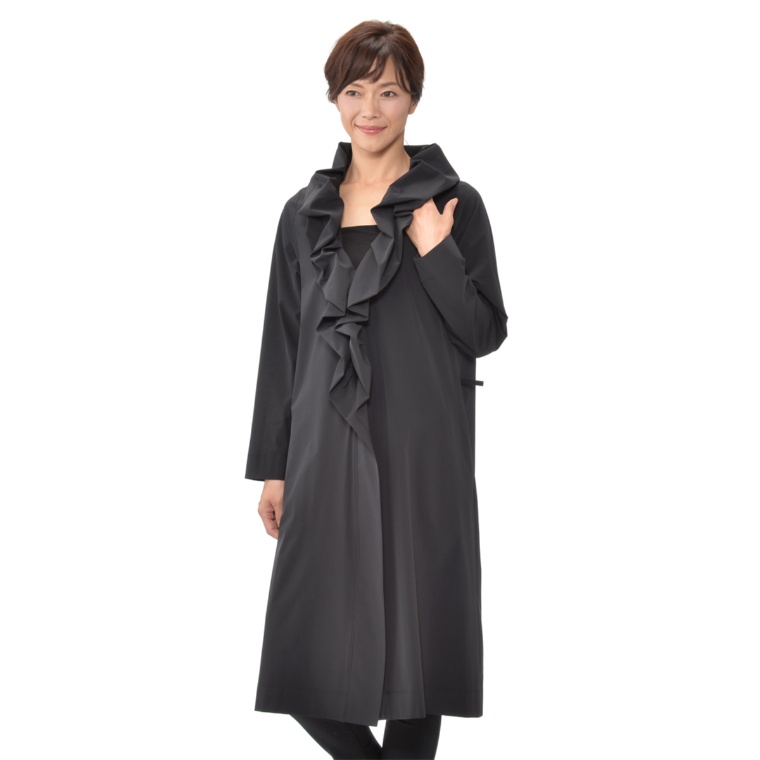 4298 2wayストレッチタフタ ショールカラーコート 4298 Shizuka Komuro No 6441 Qvc Jp