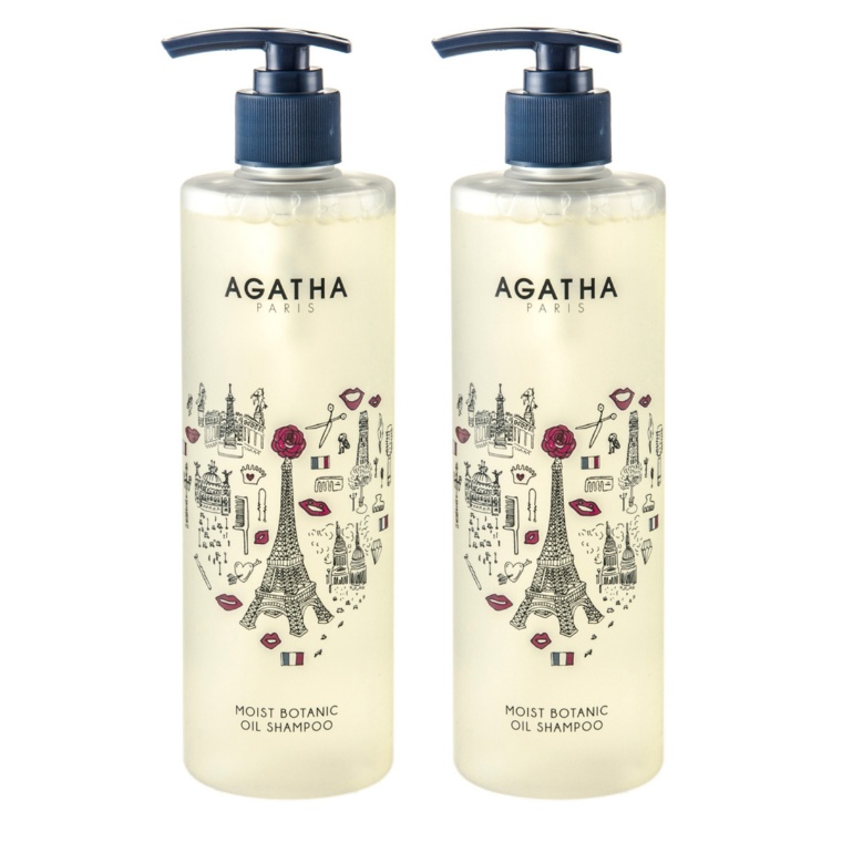 アガタボタニックオイルシャンプー トリートメントイン 500ml 2本agatha Paris アガタパリ No 652394 通販 Qvcジャパン