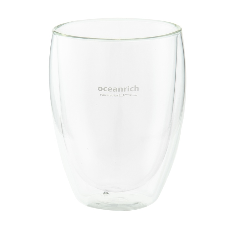 アイスもホットも! オーシャンリッチ 二層構造グラス