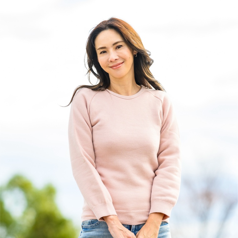 もちはだ 極厚起毛レディース長袖インナー