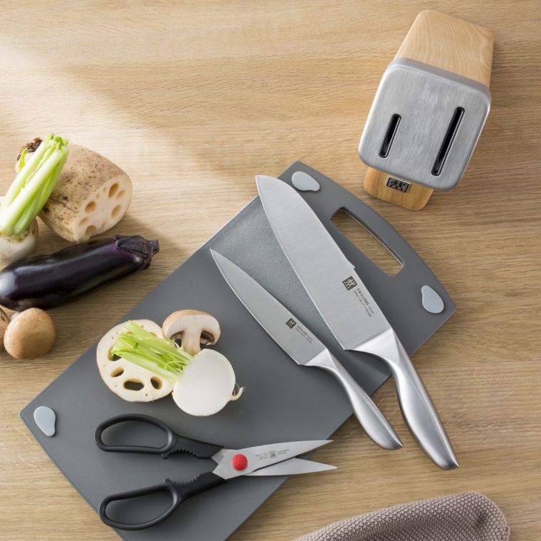 ツヴィリング ウェーブ オールステンレスナイフ ナイフブロックセット