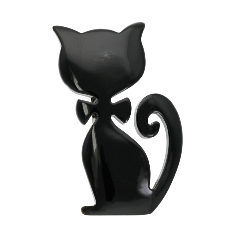 Tar Tar 牛の角 キャットデザイン ブローチ [ミーチェ]