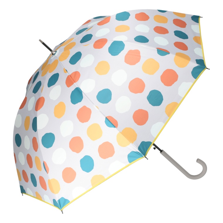 ルナジュメール UV+1級遮光+晴雨兼用 水玉長傘