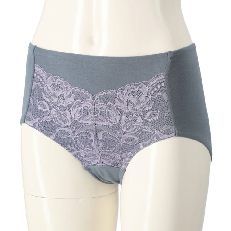 ツインクロス リラックスケア テンセル混 レーシーショーツ