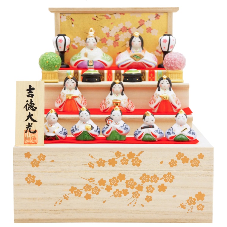 弥生雛 収納三段