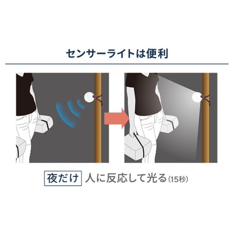 musashi 充電式あちこちセンサーライト QSC-098 ムサシ(musashi) - QVC.jp