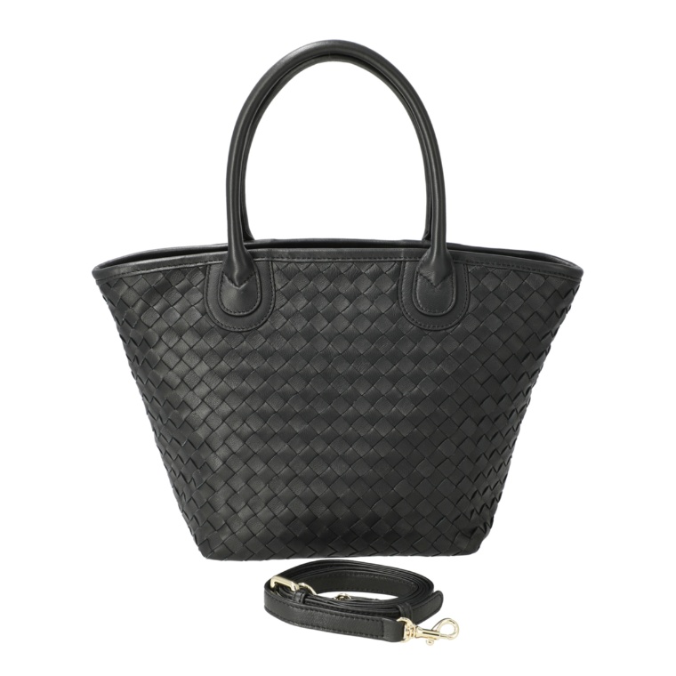 ピュアモエナ イタリアンシープスキンメッシュ2WAYトートバッグ