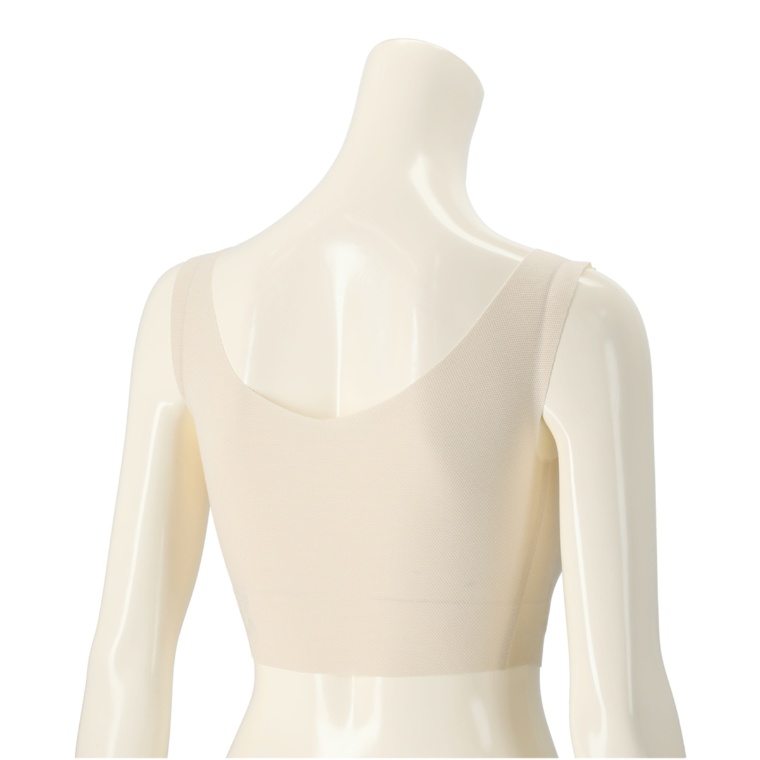 グンゼKIREILABO 完全無縫製メッシュ ハーフトップ