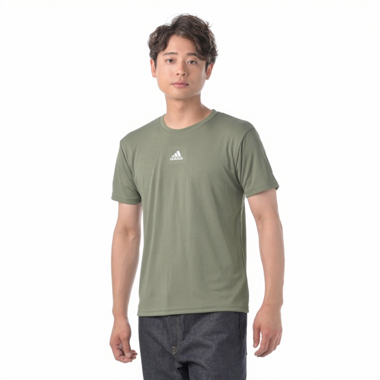 グンゼ adidasメンズメッシュTシャツ