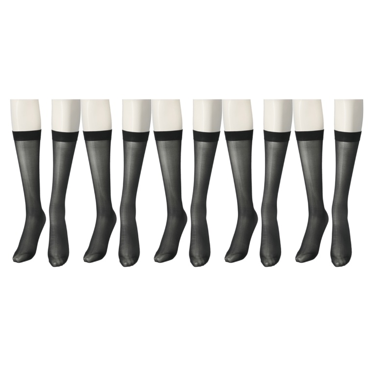 グンゼ サブリナ ショートストッキング同色5足組