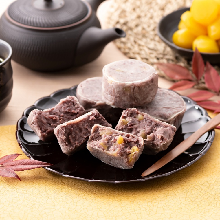 戸田屋 厳選素材の手焼き金鍔[小倉・栗]9個