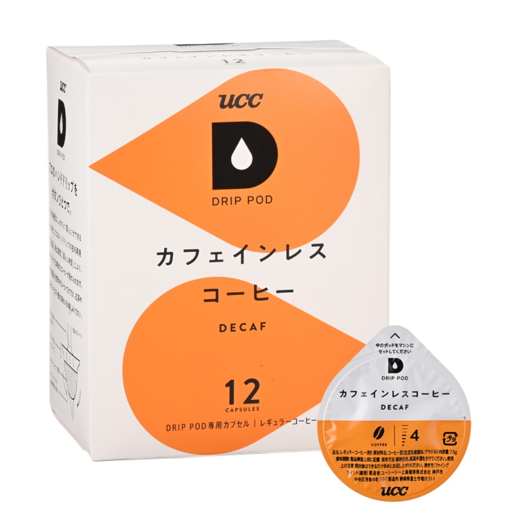 UCC ドリップポッド カプセル カフェインレスコーヒー