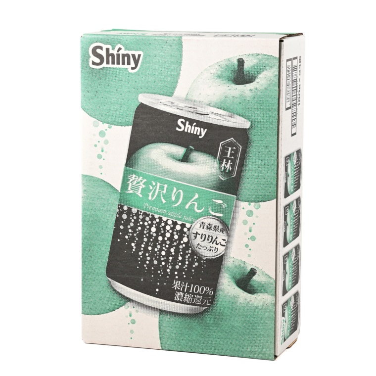 シャイニー アップルジュース贅沢りんご王林160g×24 Shiny（シャイニー） - QVC.jp