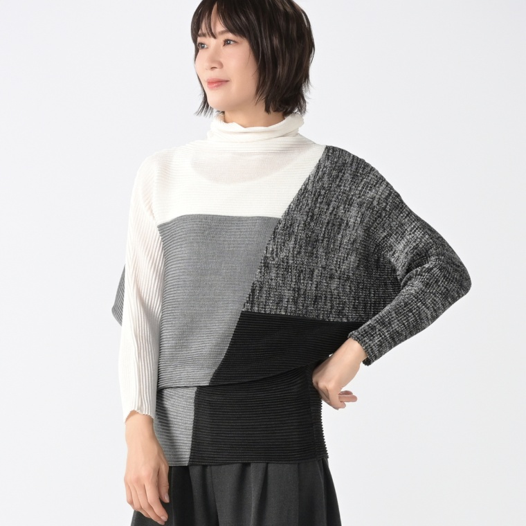 SPECCHIO シャトルプリーツフリーサイズ2WAYドルマンチュニック