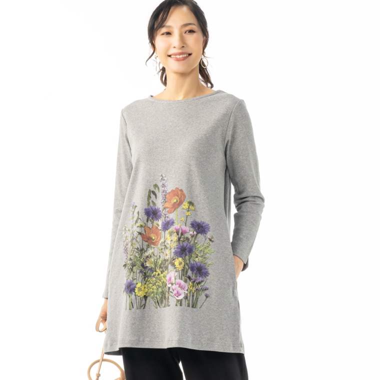 FURALI長袖チュニック 楽天市場】大きいサイズ レディース チュニック 裾ドローコードV