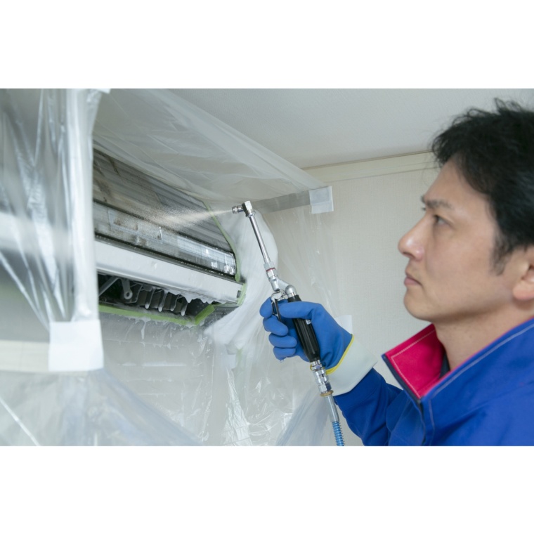 お掃除機能無しエアコンクリーニング+防カビコーティング