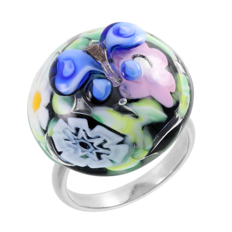 ムラーノ by フランチェスカ シルバー925 バタフライモチーフ リング