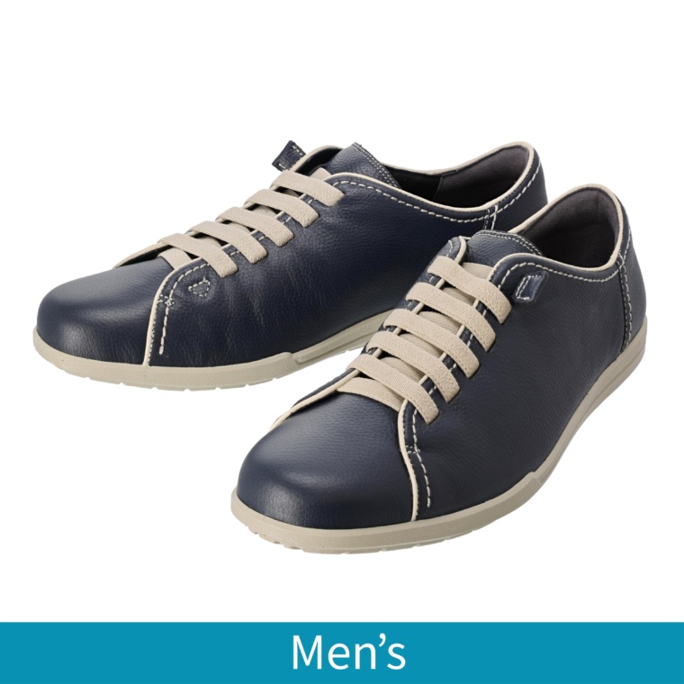 アキレス・ソルボ 牛革3Eゴム紐スリッポン メンズ