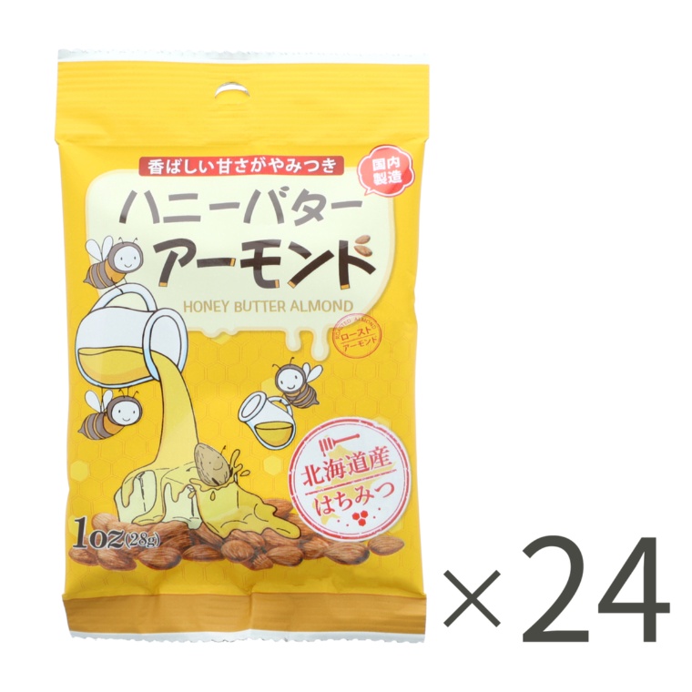 ハニーバターアーモンドプレーン 24袋セット