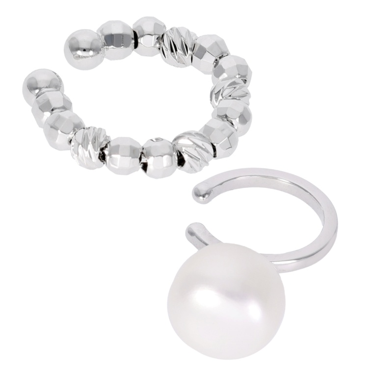 JinkaNezu 淡水パール イヤーカフセット