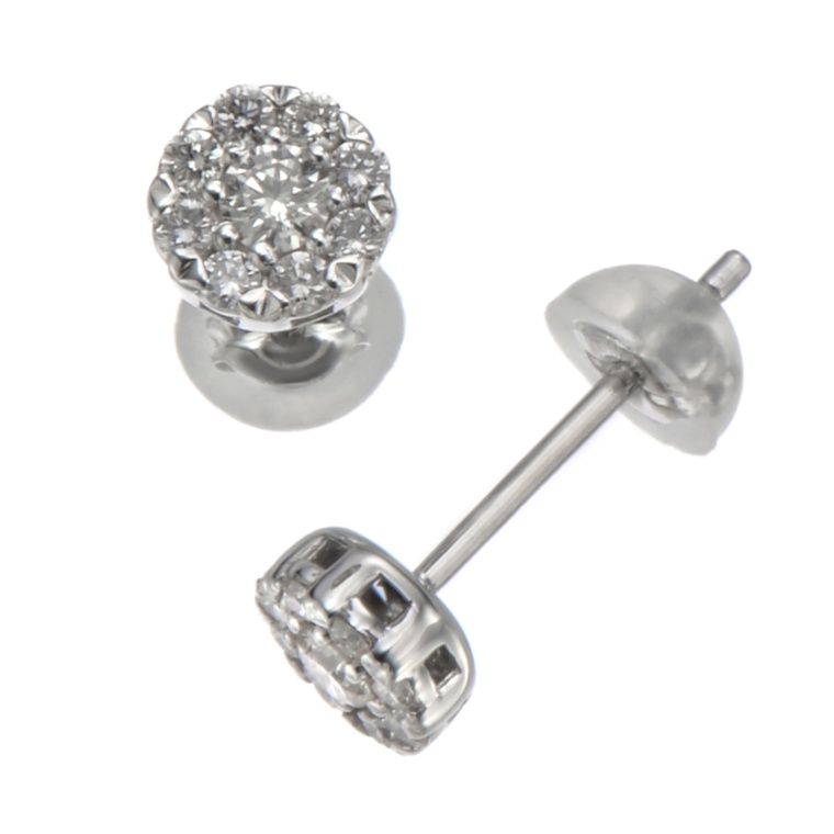 ブリラーレ PT ダイヤモンドイヤリング/ピアス計0.3ctUP