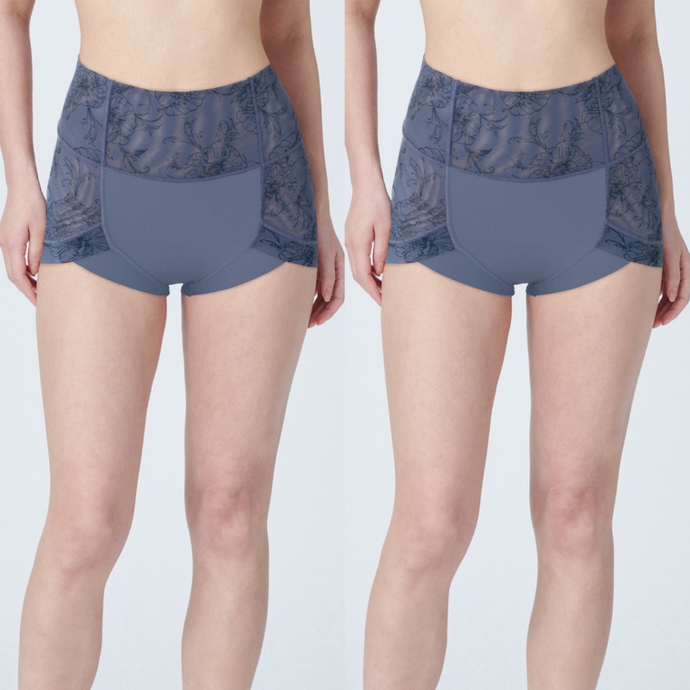 ゆきねえ モアソフト快適ホールドショーツ同色2枚組