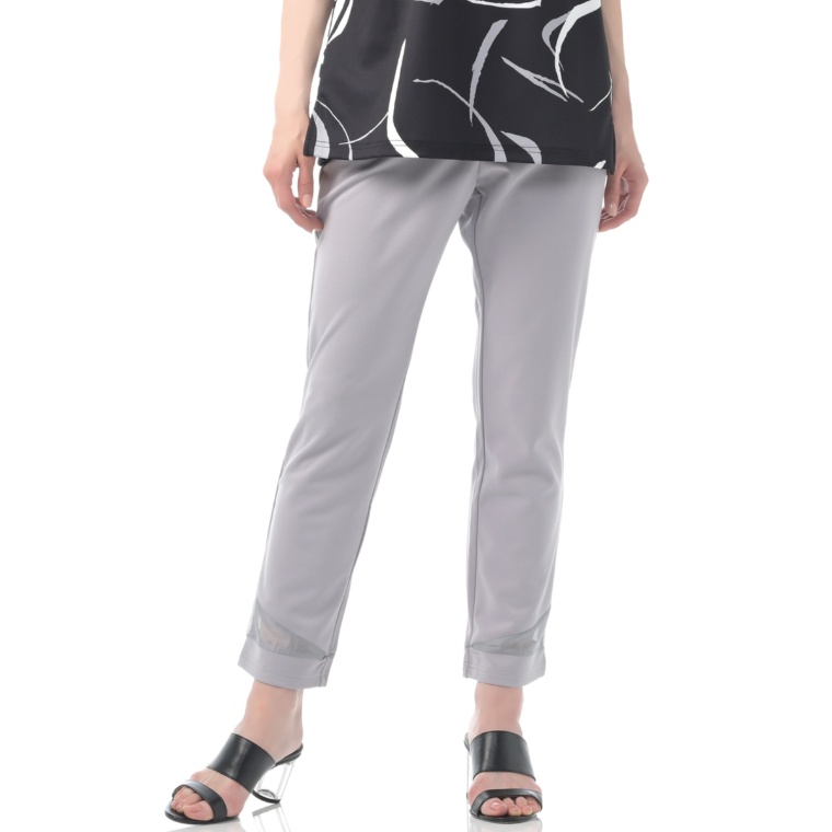 BOUTIQUE JUNKO シアートライアングル切替パンツ